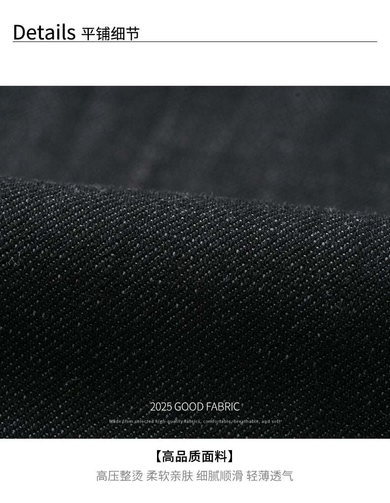 【H561】實拍秋冬簡約鬆緊腰後開叉裙251021