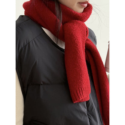 【Y2505】實拍氣質高級感混羊毛針織圍巾251201