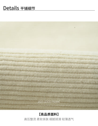 【H562】實拍秋冬S~XL必備復古高腰燈芯絨A字裙251021