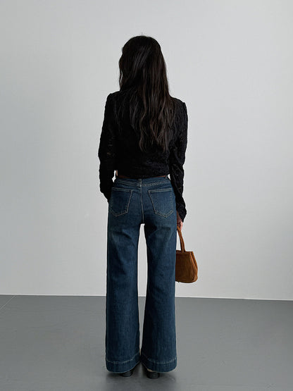 【LD3286】實拍S~XL冬季植絨加絨高腰彈力牛仔褲+鑰匙扣251103