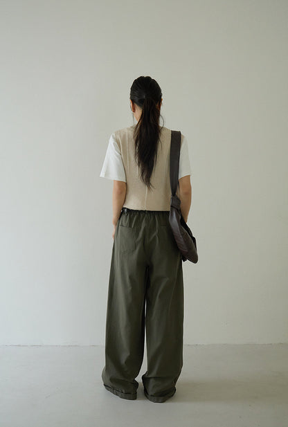 【L3121】實拍美式工裝闊腿休閒褲+朋克風腰帶250825