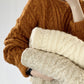 【YP1932】實拍韓國慵懶復古手感超好麻花針織毛衣231013