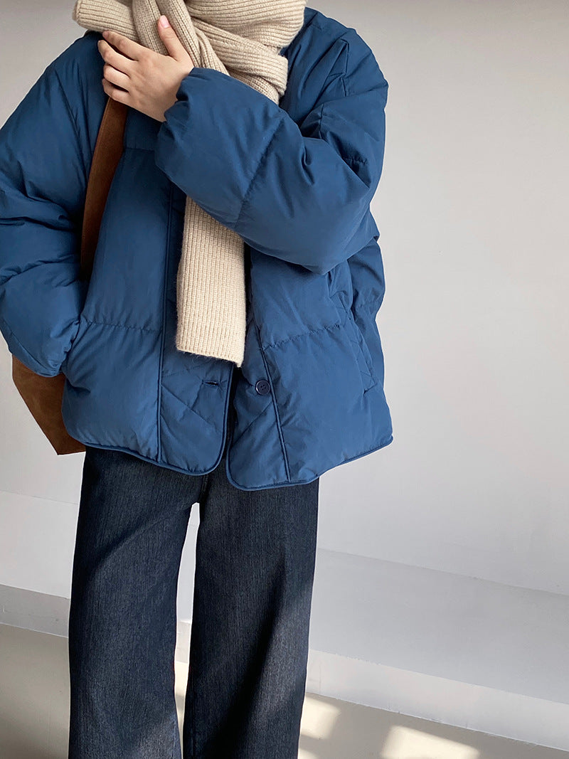 【cimz1010】實拍冬日温暖加厚90％白鴨絨羽絨外套大衣251128