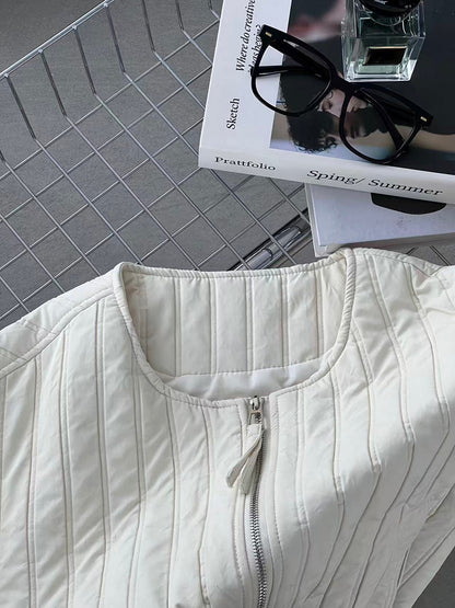 【cimz1706】實拍韓系氣質清新輕薄款棉服外套251120