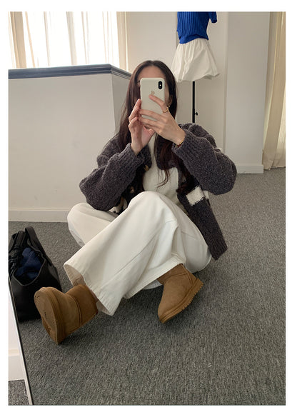 【H5512】實拍S~XL韓國保暖加絨白色牛仔褲251118