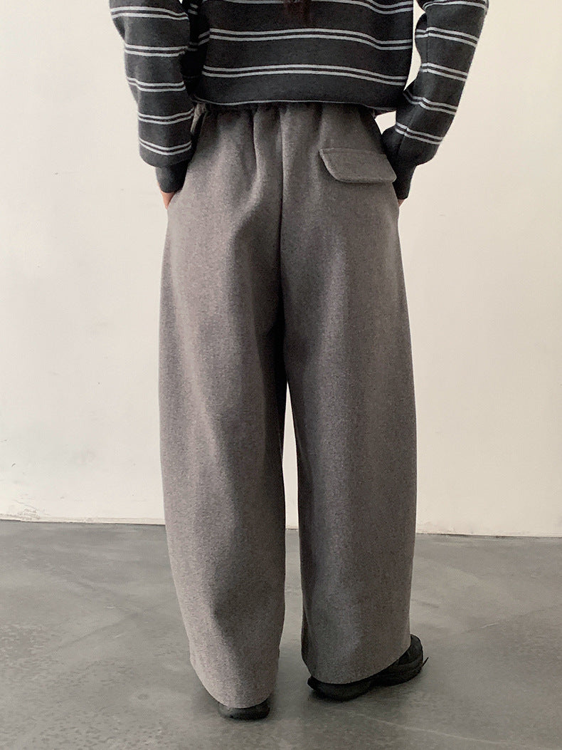 【LD11047】實拍休閒加絨加厚彎刀褲251202