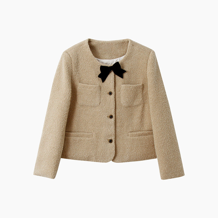 【LD9632】實拍氣質經典厚款羊毛43%白鴨絨外套（白鴨絨50%)251209