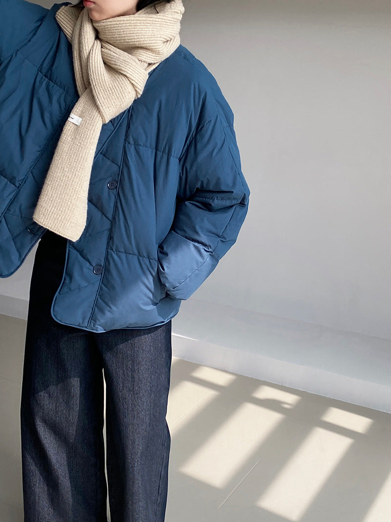 【cimz1010】實拍冬日温暖加厚90％白鴨絨羽絨外套大衣251128