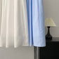 【cim5516】實拍韓國 清新藍條紋高腰壓褶A傘裙230628