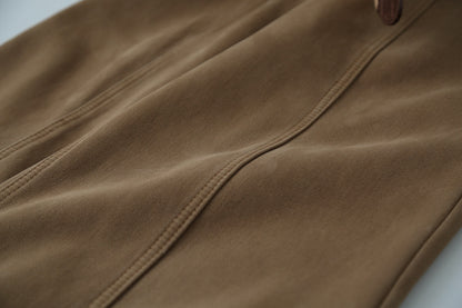 【LD11020】實拍S~XL加絨加厚復古水洗做舊彎刀闊腿牛仔褲251110