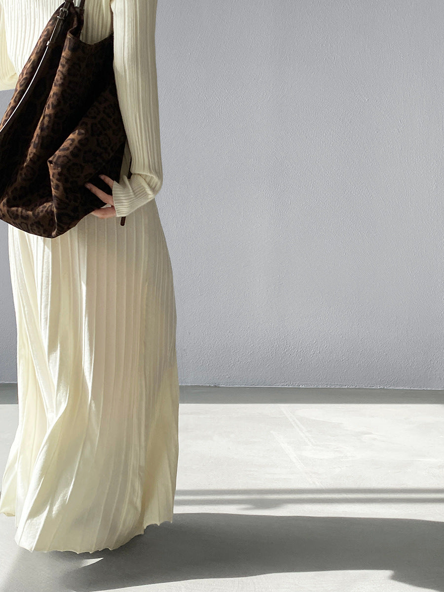 【cimz100789】實拍法式高級感收腰顯瘦針織衫＋針織長裙(分開下單）251120