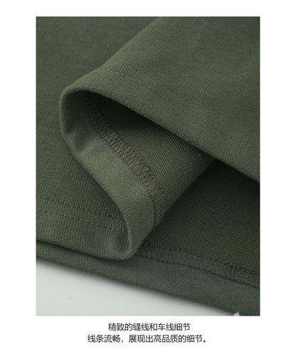 【H5407】實拍慵懶個性灰色斜肩字母衞衣250909