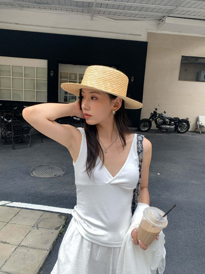 【H5255】實拍夏天修身無袖針織背心250513