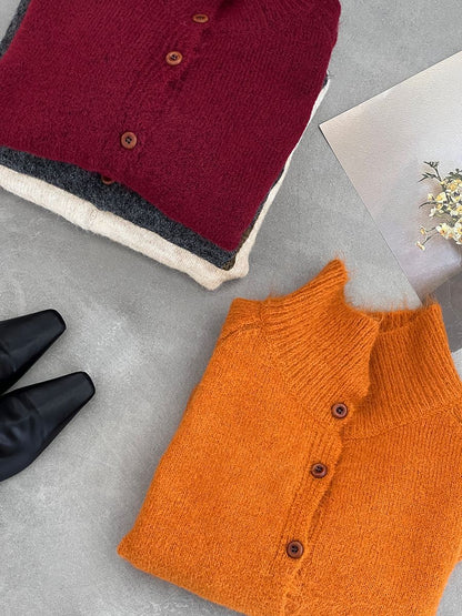 【cim8616】實拍質感加厚慵懒態度高領針織毛衣251114