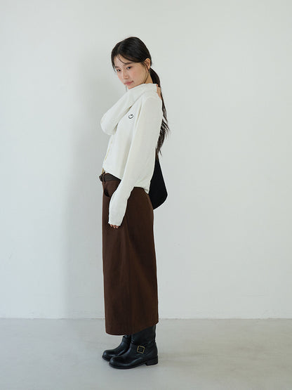 【LD3188】實拍初秋刺繡笑臉氣質針織外套（含羊毛6%)
250922