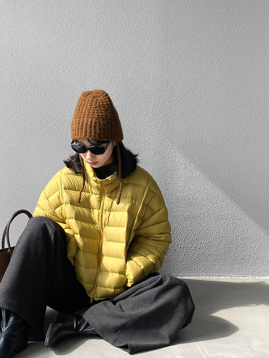 【cimz6383】實拍高領寶款排骨白鴨絨外套（白鴨絨90）251120