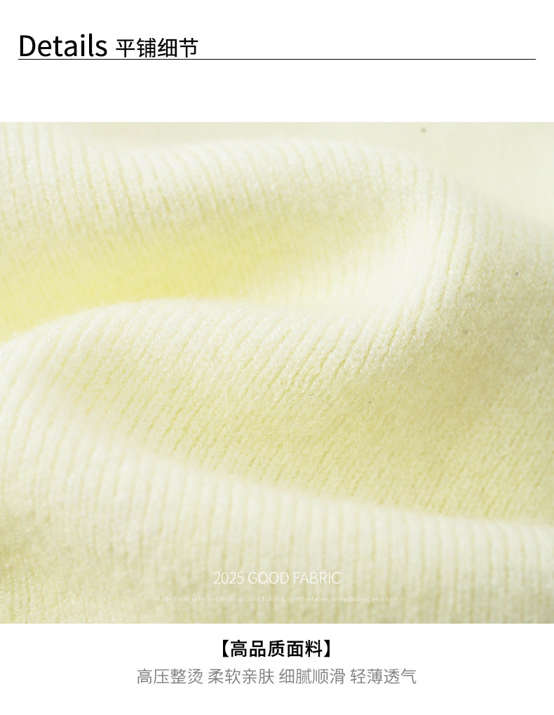 【H5503】實拍基礎純色半高領針織衫251118