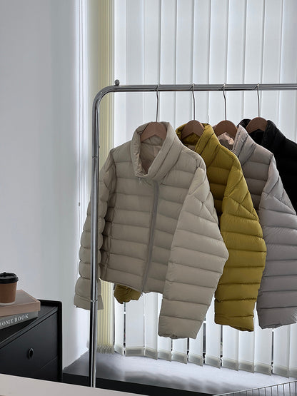 【cimz6383】實拍高領寶款排骨白鴨絨外套（白鴨絨90）251120