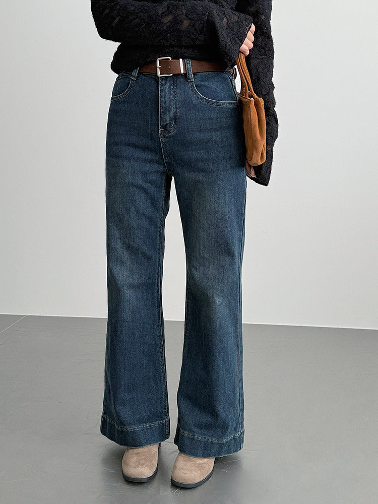 【LD3286】實拍S~XL冬季植絨加絨高腰彈力牛仔褲+鑰匙扣251103