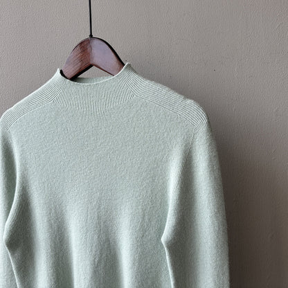 【Y315】實拍高級感半高領針織衫（棉羊毛4%)251106