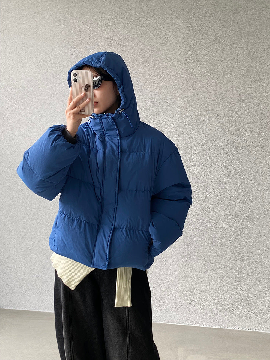 【cimz1728】實拍輕暖90％白鴨絨連帽羽絨外套251201