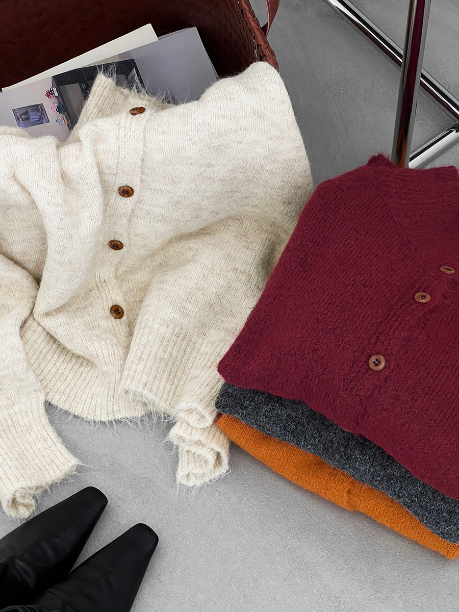 【cim8616】實拍質感加厚慵懒態度高領針織毛衣251114