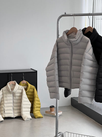 【cimz6383】實拍高領寶款排骨白鴨絨外套（白鴨絨90）251120