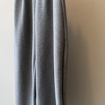 【Y82672】 實拍簡約寬鬆加絨保暖闊腿衛褲251023