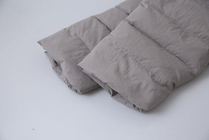 【LD11067】實拍簡約設計保暖立領含絨棉服外套（白鴨絨50%)
251209