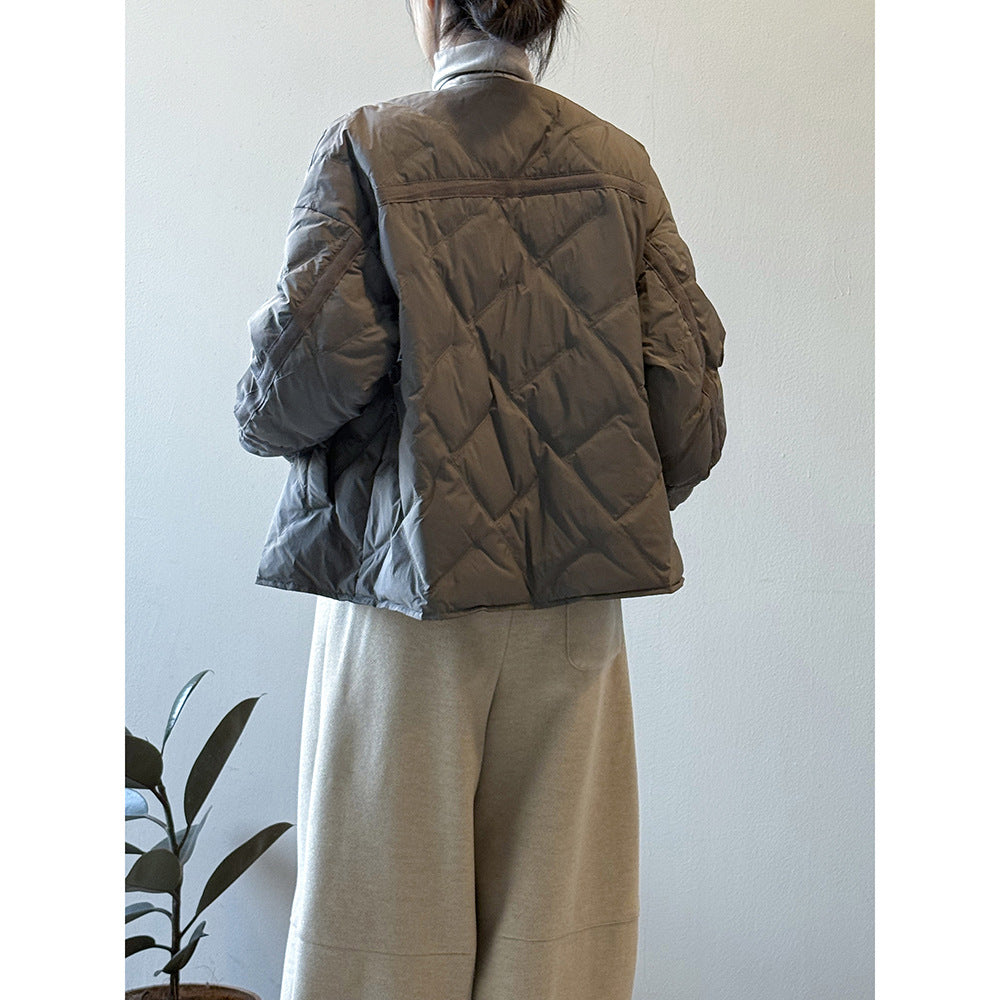 【Y82653】實拍輕保暖羽絨外套(含90％白鴨絨)251016