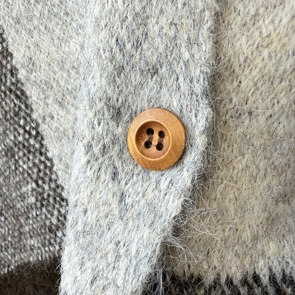 【YP2576】 實拍日系復古格子針織馬甲(含羊毛3%) 251023