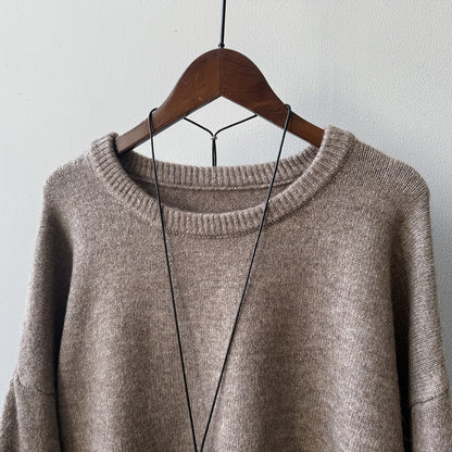 【YP1015】 實拍寬鬆針織毛衣＋休閒針織長褲 套裝251023