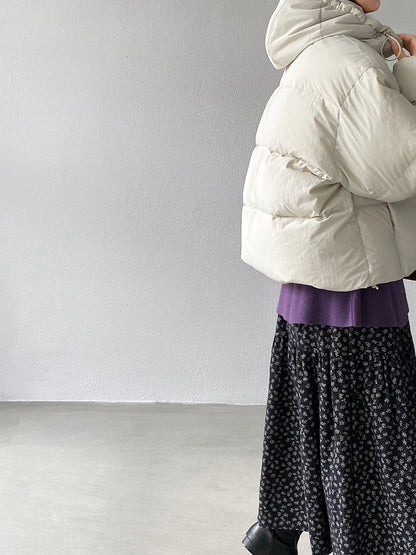 【cimz1728】實拍輕暖90％白鴨絨連帽羽絨外套251201