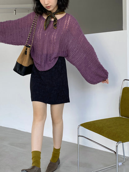 【cim0628】實拍温柔慵懒寬鬆針織薄罩衫（20羊毛）251114