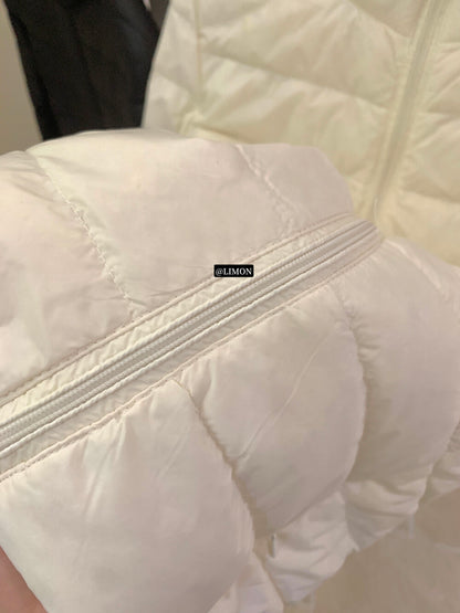 【L1189】實拍M~XL檸檬秋冬輕薄好收納立領保暖白鴨絨外套251117