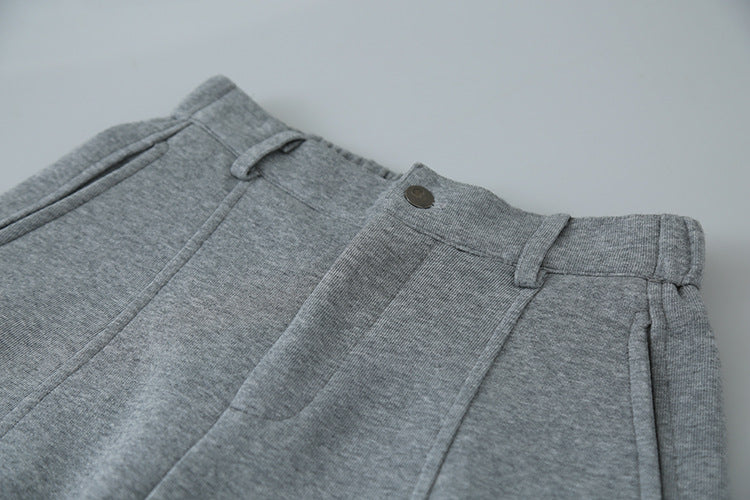 【LD3303】實拍冬季大碼加厚衞褲彎刀褲(後鬆緊腰）251103