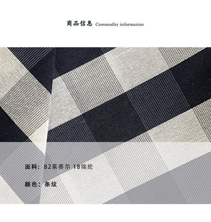【cimz6532】實拍韓系高級感復古美學✨高腰綁帶格紋顯瘦A字大傘裙260429