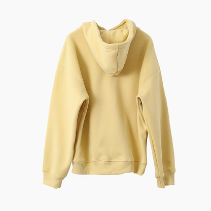 【LD11064】實拍慵懶灰色加絨加厚連帽寬鬆衞衣251209