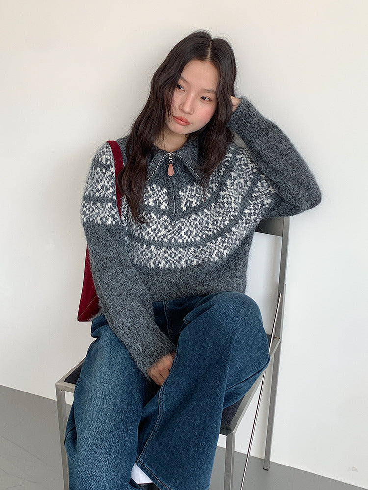 【LD11010】實拍S~XL復古加絨加厚高腰直筒牛仔褲251110