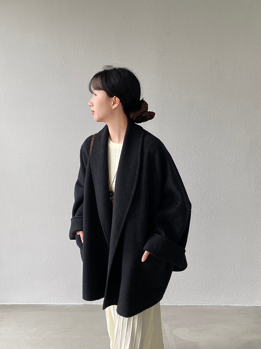 【cimz519】實拍冬天澳羊毛100%雙面呢大衣外套251201