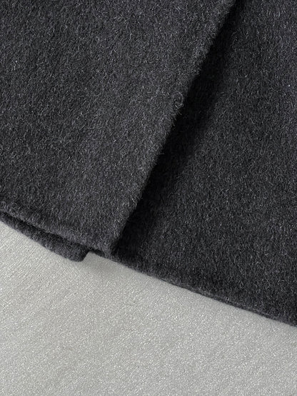 【cimzD6616】實拍高級大氣款雙面羊毛呢廓形外套大衣（100羊毛）251120