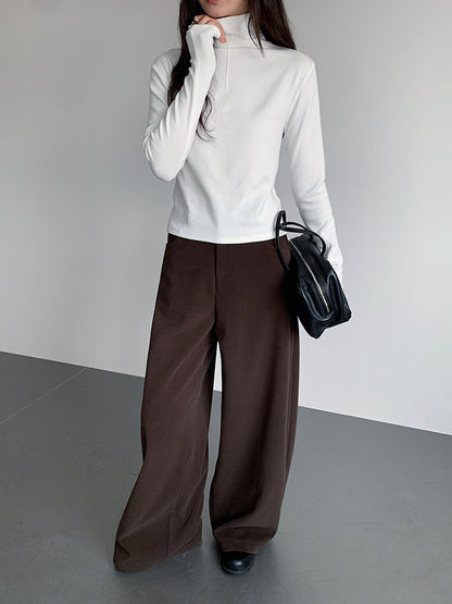 【LD11012】實拍加厚半高領6色打底長袖t恤251110