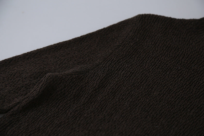 【LD11061】實拍紗網肌理超彈高領修身打底T恤251209