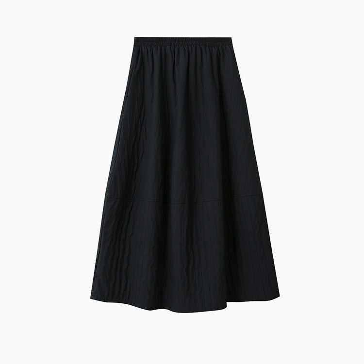 【LD11017】實拍日系加厚棉感保暖高腰花苞裙（左右有口袋）251110