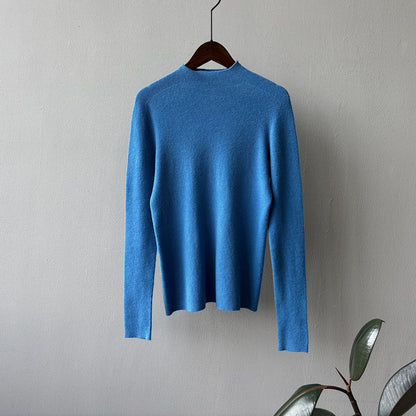 【Y315】實拍高級感半高領針織衫（棉羊毛4%)251106