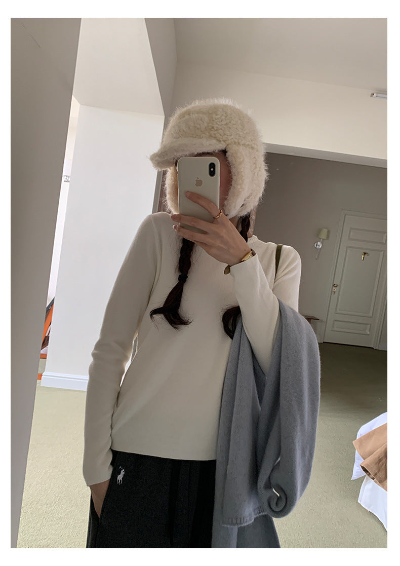 【H5510】實拍5色簡約雙層領針織T恤
251118