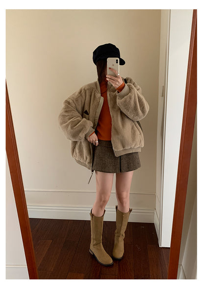 【H5523】實拍S~XL氣質千金質感高腰A字裙褲251125