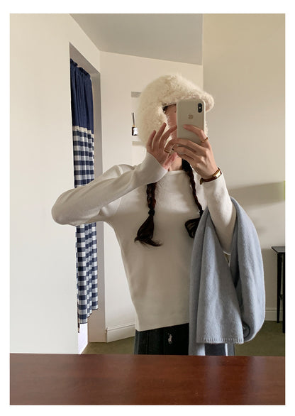 【H5510】實拍5色簡約雙層領針織T恤
251118