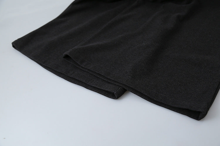 【LD11035】實拍S~L韓版寬鬆高腰毛呢加絨加厚九分褲251124