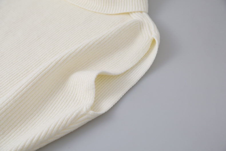 【LD11065】實拍半高領針織衫+針織背心251209